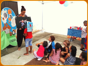 David GABRIEL et Sarah Animation pour les spectacles anniversaire pour enfants à la Réunion 974